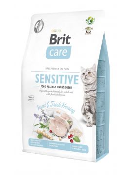Brit Care Grain Free Insect&Herring Sensitive Owady I Śledź Karma Dla Dorosłych Kotów 2 kg